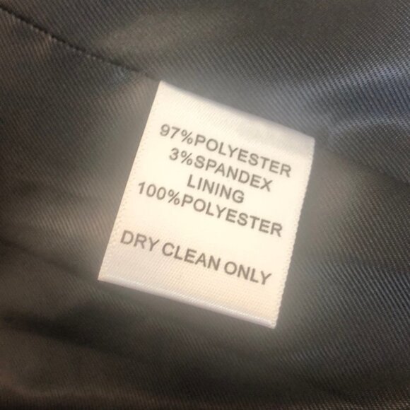 HARLOWE & GRAHAM Ruffle Bell Sleeve Black Blazer - Picture 9 of 10